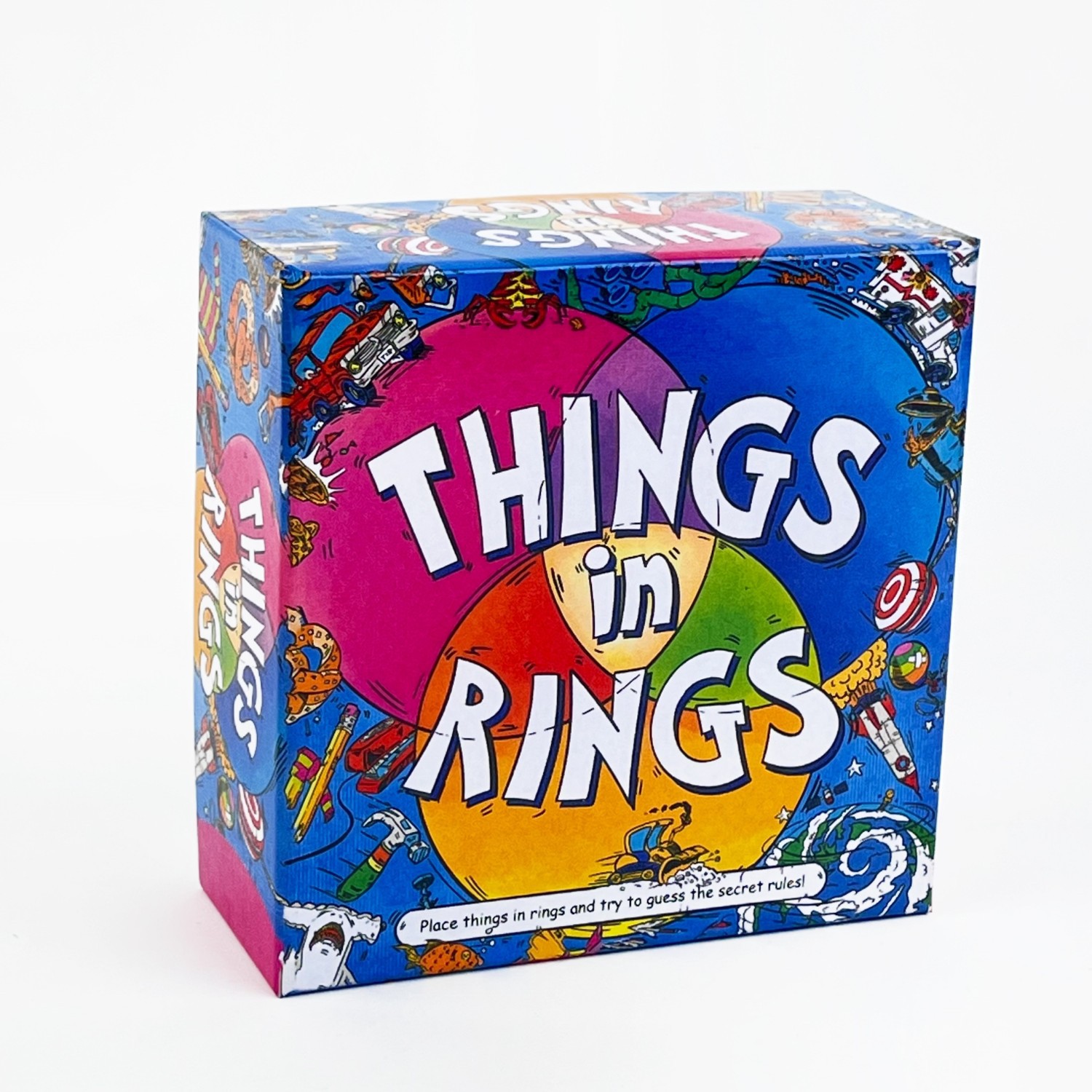 Board Game Room - Cosas en anillos Tarjeta familiar Juego