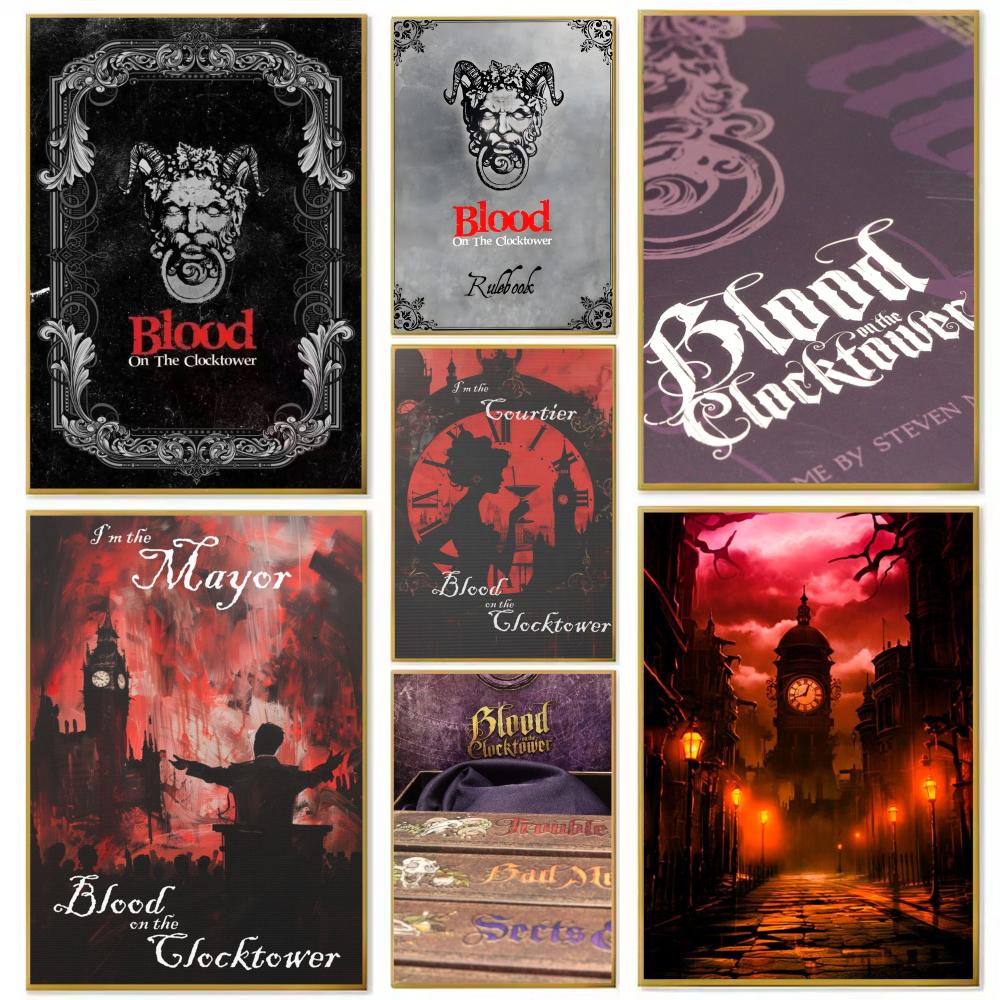 Board Game Room - Póster de juego de mesa Blood