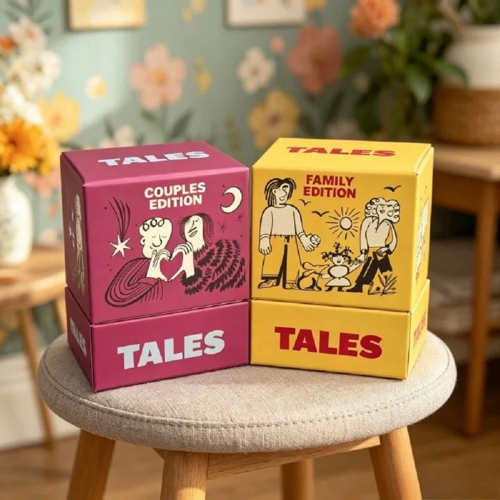 Board Game Quiz - TALES Edición para Parejas, 150 Tarjetas