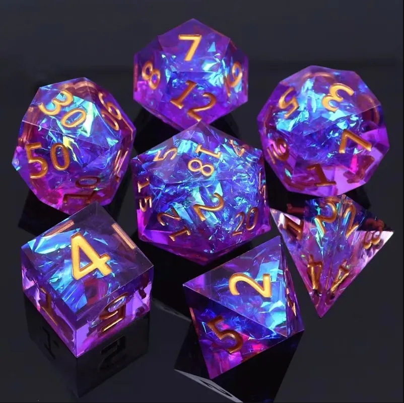 Board Game Roleplay - Juego de dados de resina de