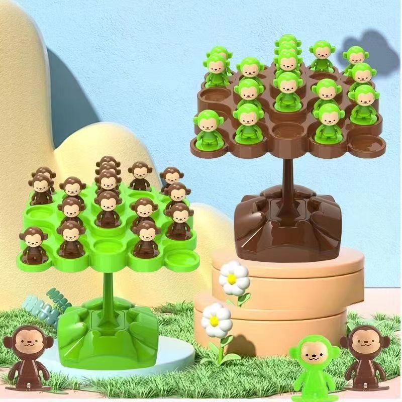 Board Game With Questions - Monkey Balance Tree Focus equilibrio entrenamiento
