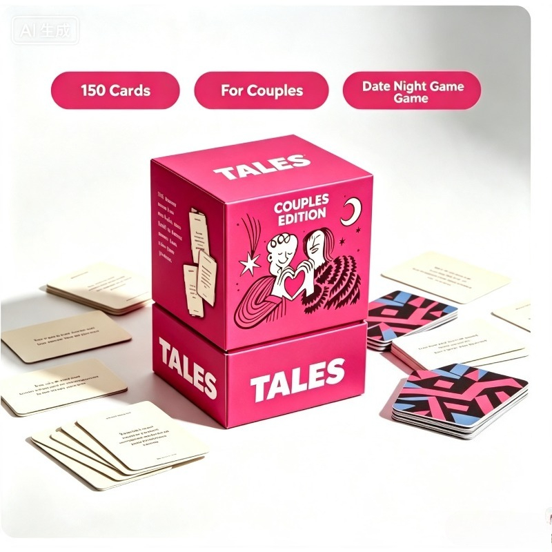 Board Game Quiz - TALES Edición para Parejas, 150 Tarjetas
