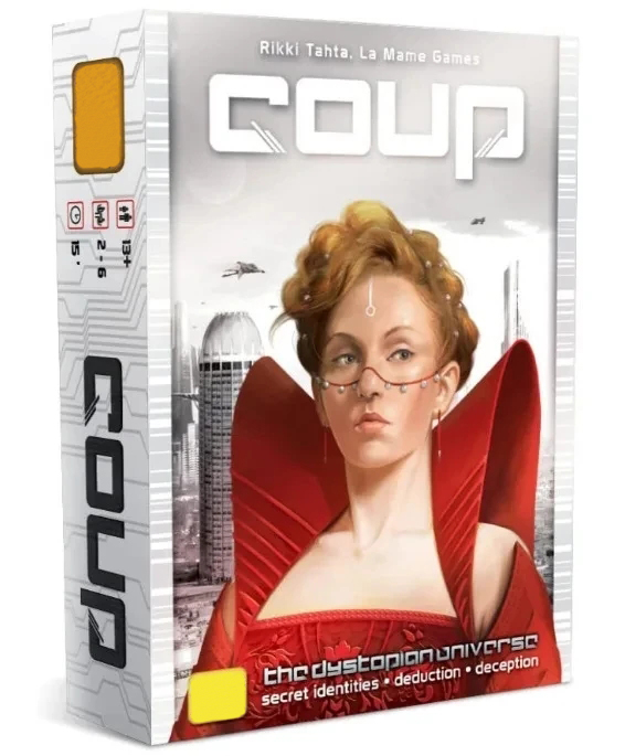 Nuevas tablas y cartas de Coup - Board Game Avalon reseña y precio