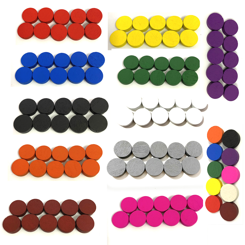 50 piezas 15*5MM 11 colores di - Board Game Quiz reseña y precio