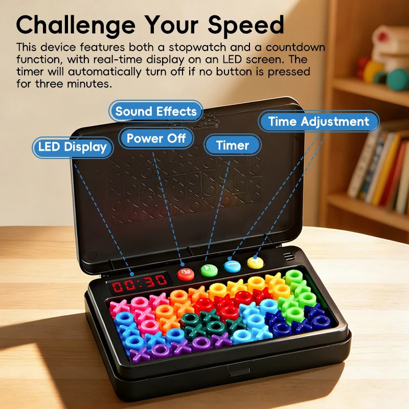 KNYYSECQ Smart XO Puzzle, Jueg - Board Game With Questions reseña y precio