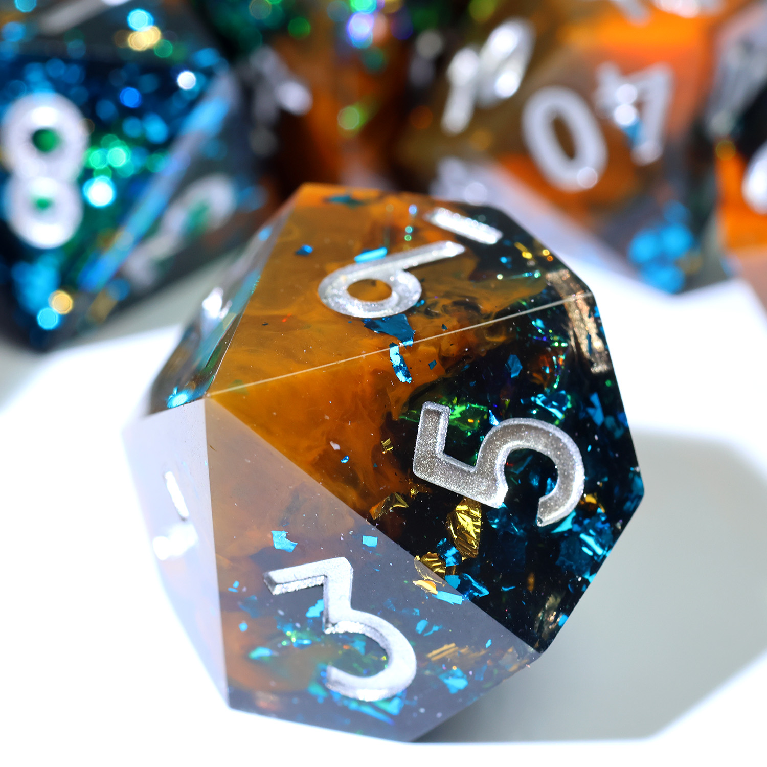 Juego de Dados de Resina Hecho - Board Game Roleplay reseña y precio