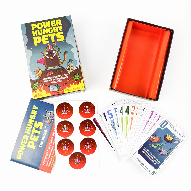 Juego de cartas Power Hungry P - Board Game Quiz reseña y precio