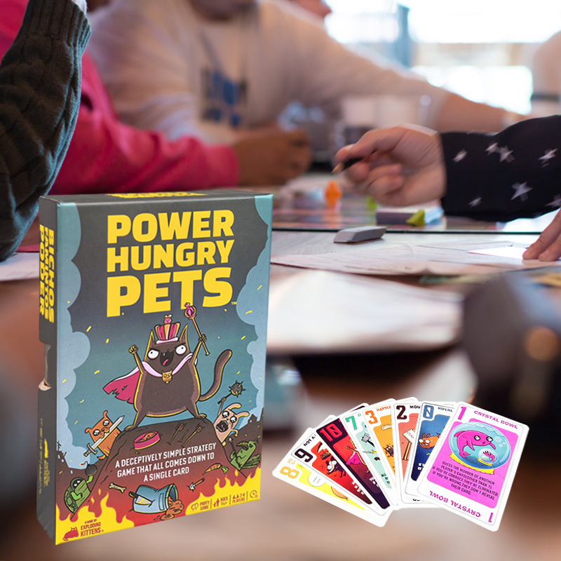 Juego de cartas Power Hungry P - Board Game Quiz reseña y precio