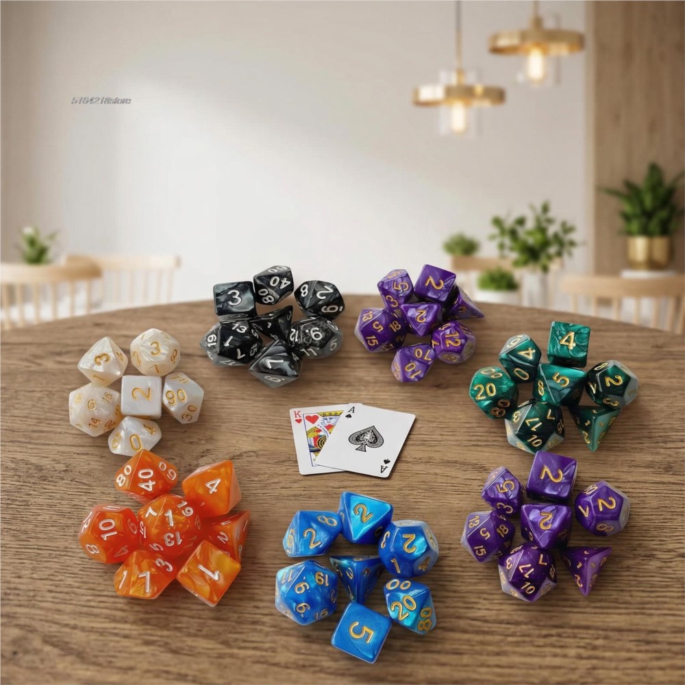 Juego de 7 dados para juegos d - Board Game Economy reseña y precio