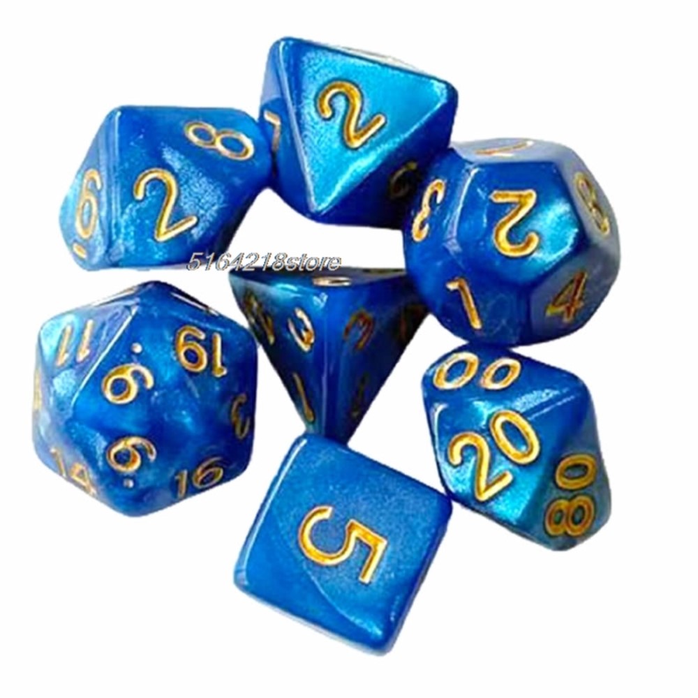 Juego de 7 dados para juegos d - Board Game Economy reseña y precio