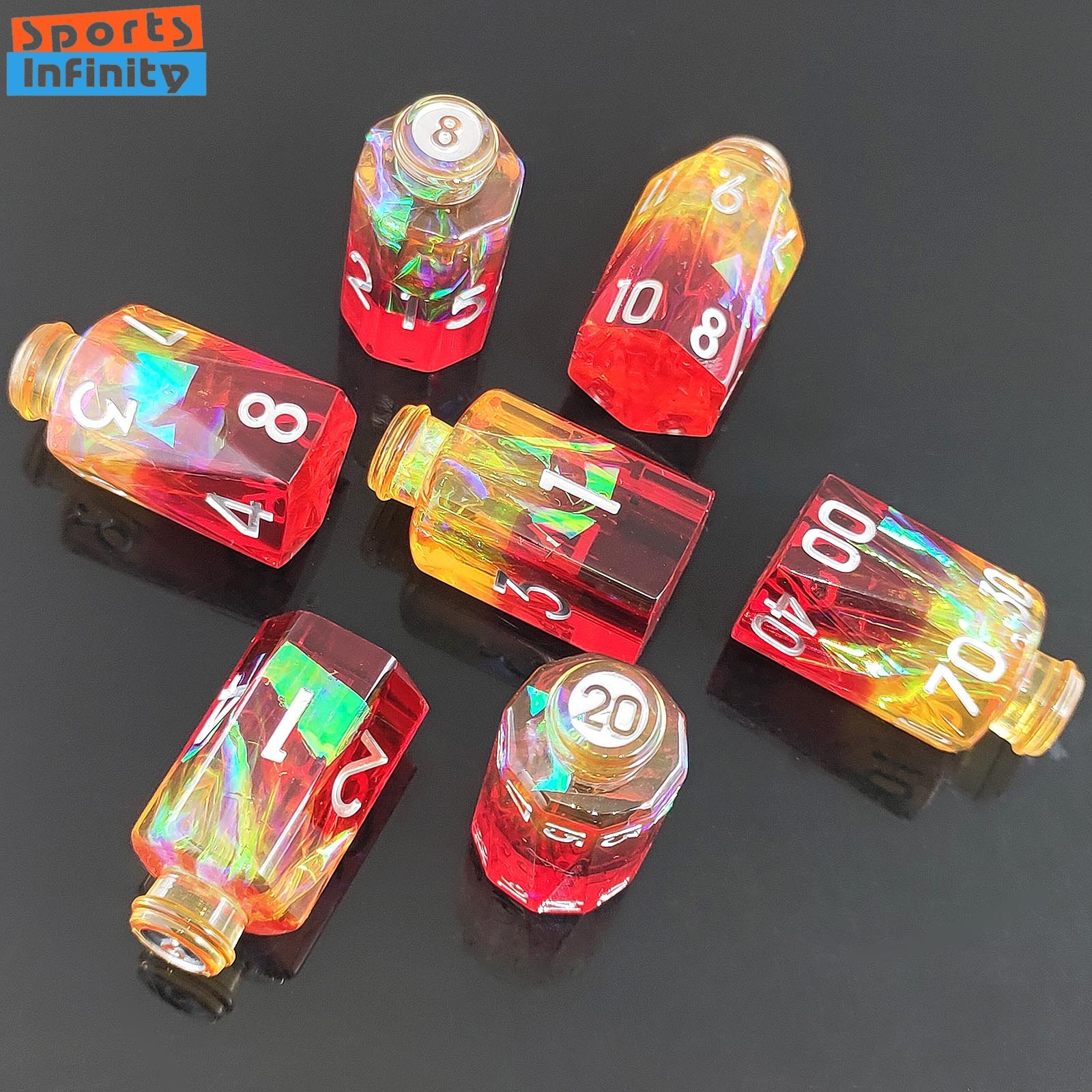 7 unids/set de dados digitales - Board Game Roleplay reseña y precio