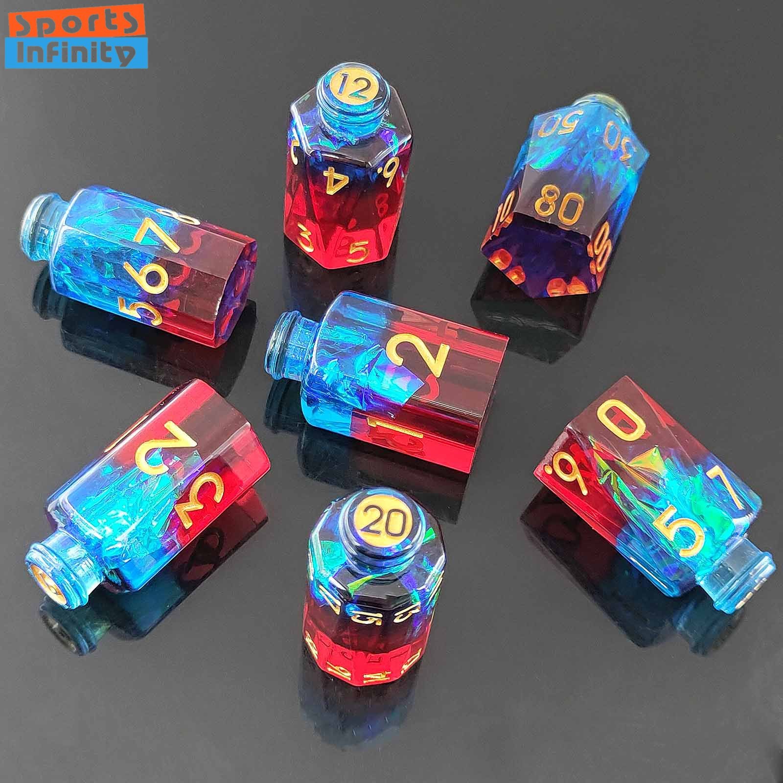 7 unids/set de dados digitales - Board Game Roleplay reseña y precio